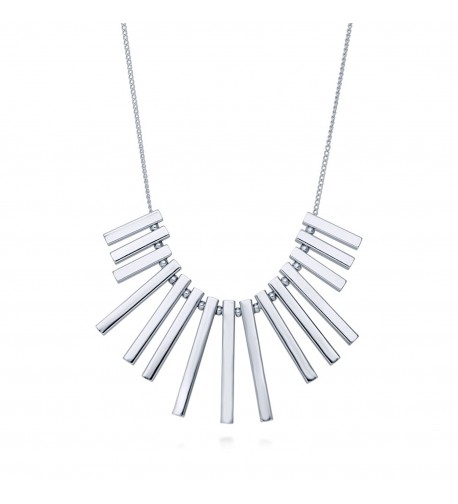 BERRICLE Rhodium Statement Necklace Extender