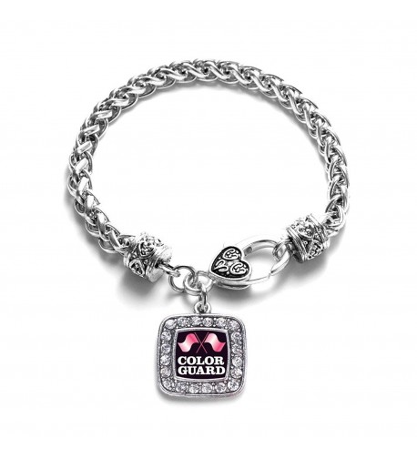 Marching Classic Silver Crystal Bracelet