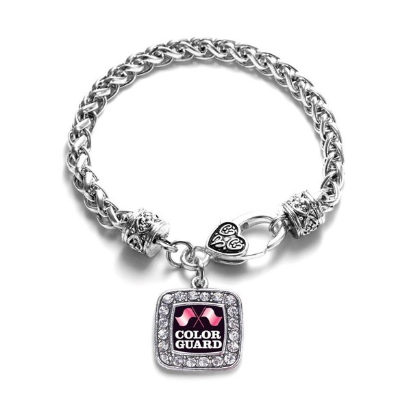 Marching Classic Silver Crystal Bracelet