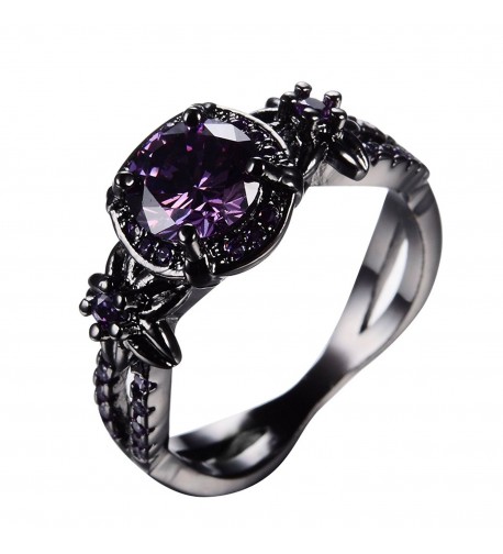 RongXing Jewelry Trendy Amethyst Wedding