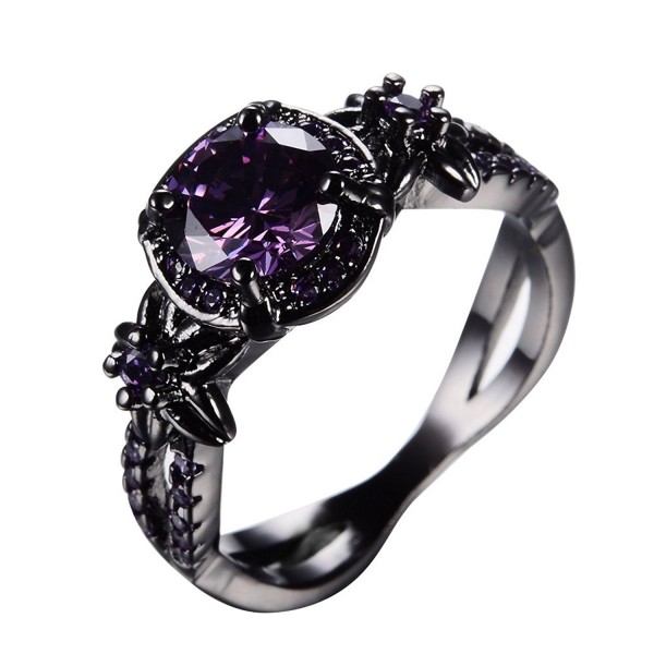 RongXing Jewelry Trendy Amethyst Wedding