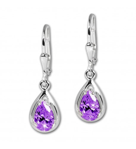 SilberDream earring teardrop Sterling SDO520V