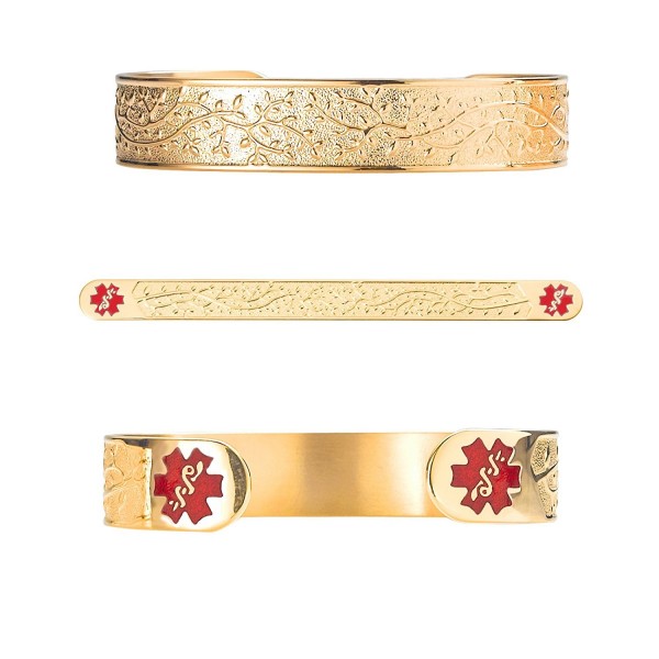 Divoti Engraved Filigree Medical Bracelet