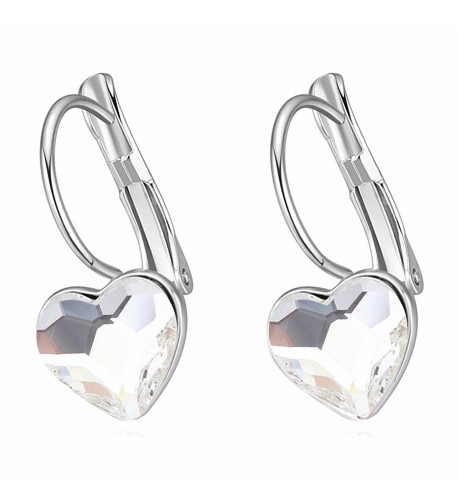 Jewistic Rhodium Plated Earrings Swarovski Elements