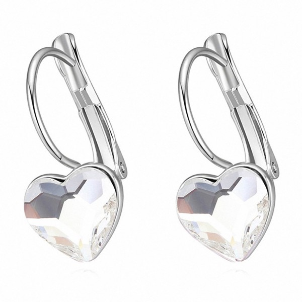 Jewistic Rhodium Plated Earrings Swarovski Elements