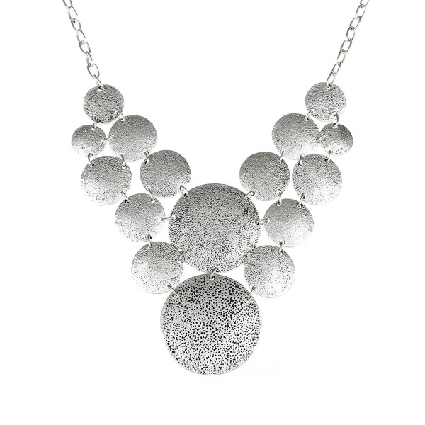 Silver Elegant Vintage Statement Necklace