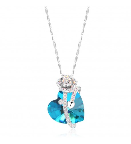 MURREAR Crystal Necklace Pendant Valentines