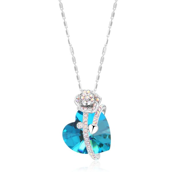 MURREAR Crystal Necklace Pendant Valentines