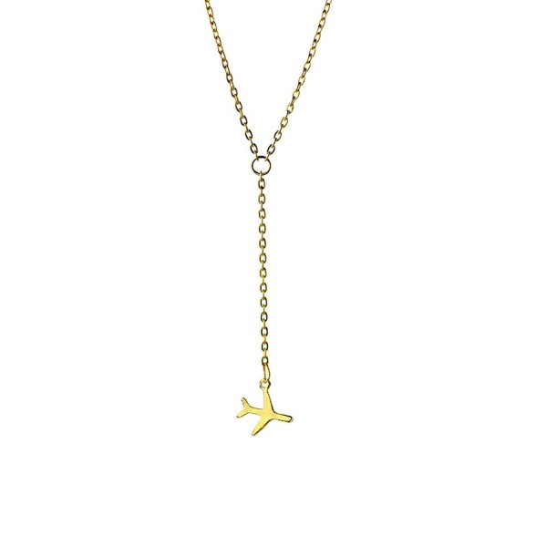 MANZHEN Airplane Pendant Necklace Jewelry