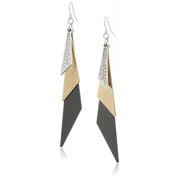 GUESS Basic Linear Triangles Earrings