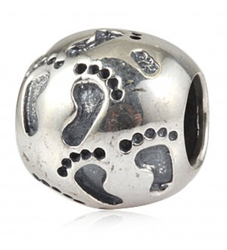 Jewelry Antique Sterling Silver Footprints