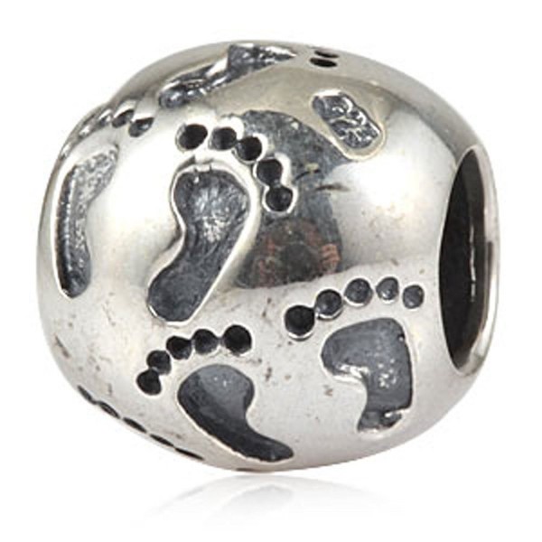 Jewelry Antique Sterling Silver Footprints