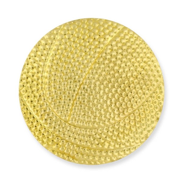 Basketball Gold Chenille Sports Lapel