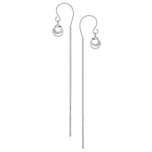 Merdia Sterling Silver Earrings Simulated Merdia Sterling Silver Earrings Simulated