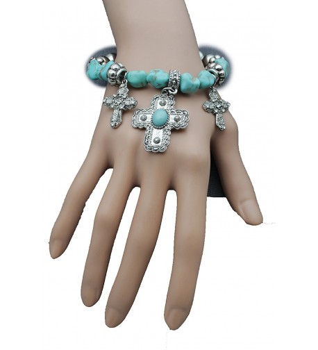 Elastic Bracelet Fashion Jewelry Turquoise