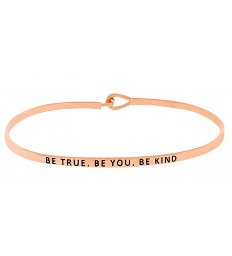 Inspirational Positive Message Engraved Bracelet