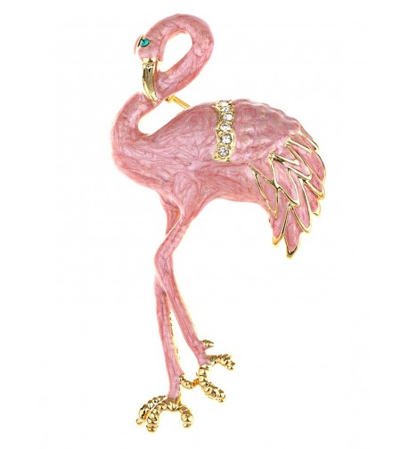 Alilang Pearlescent Flamingo Crystal Rhinestone