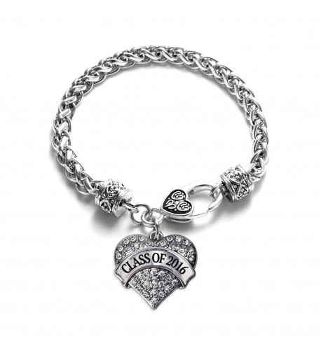 Graduation Classic Silver Crystal Bracelet