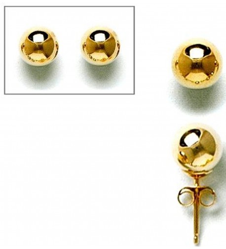 10KT Gold 10mm Ball Earrings