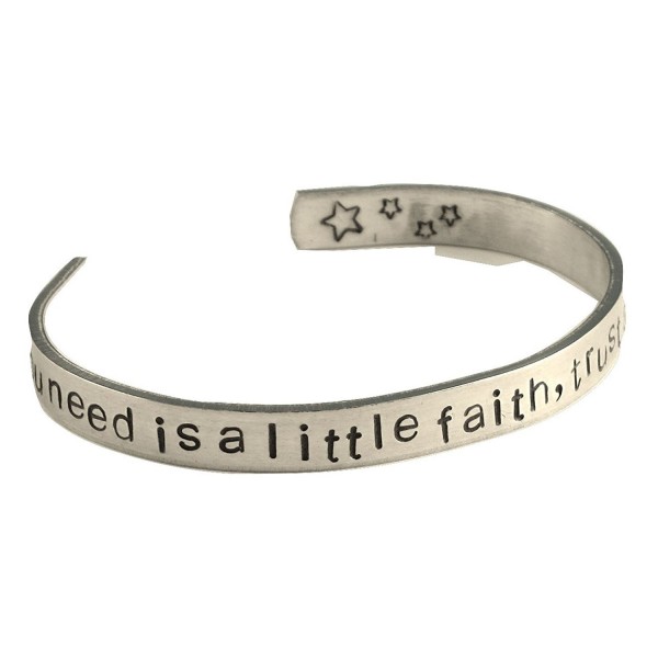 Peter Pan Inspired Bracelet Stamped