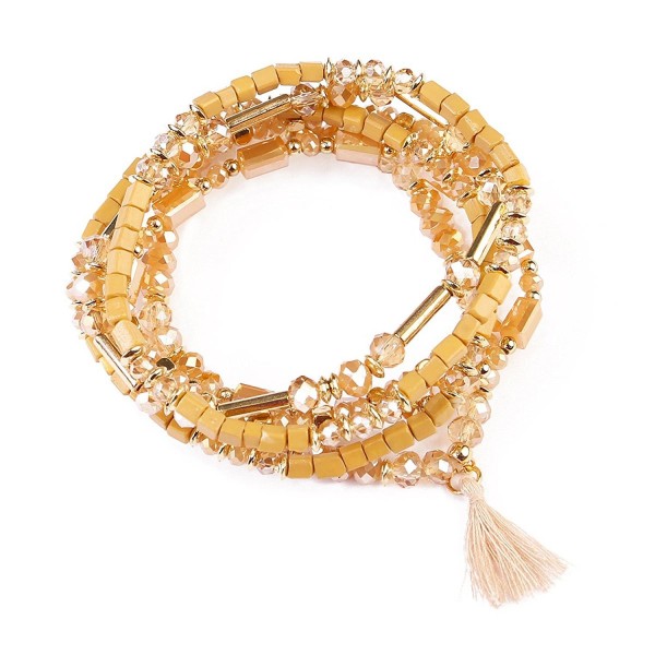 Fashion Womens Beaded Stretch Bracelet