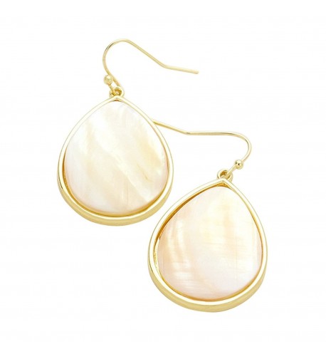 Rosemarie Collections Shimmering Teardrop Earrings