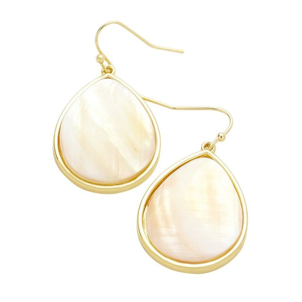 Rosemarie Collections Shimmering Teardrop Earrings