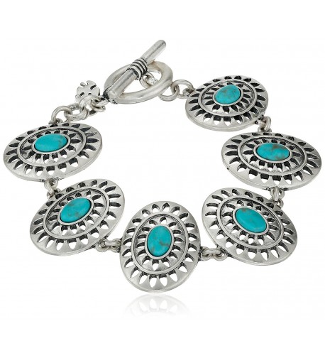 Lucky Brand Turquoise Open Bracelet