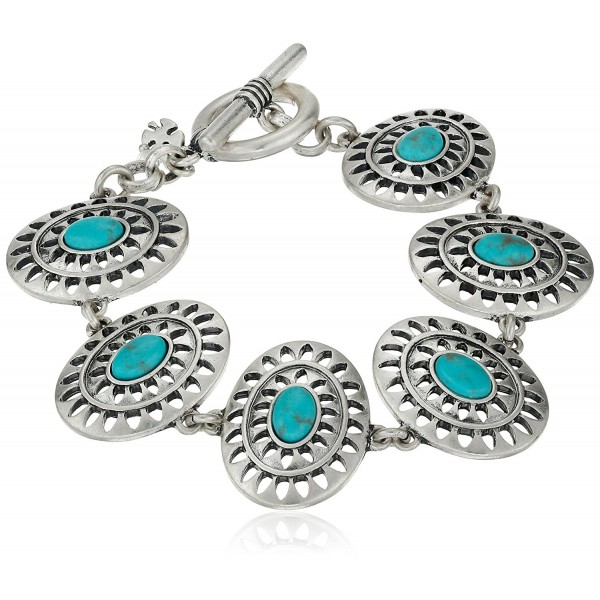 Lucky Brand Turquoise Open Bracelet