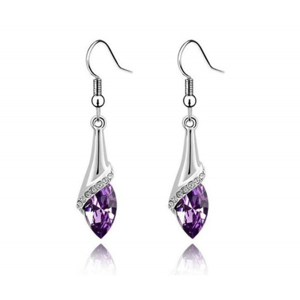 Becoler Teardrop Fashion Wedding Earrings