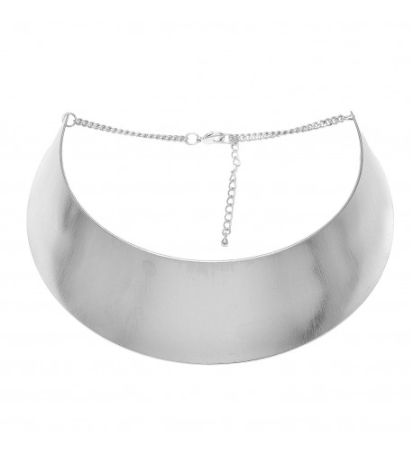 Spinningdaisy Cleopatra Choker Necklace Silver