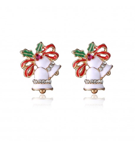 CHUYUN Christmas Jingle Earrings Stuffers