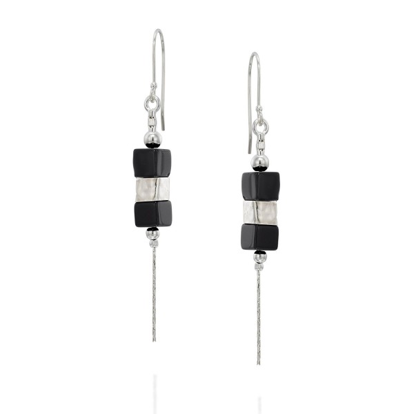 Sterling Gemstone Earrings Contemporary Jewelry