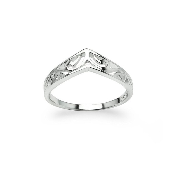 Chevron Shaped Victorian Ring Friendship