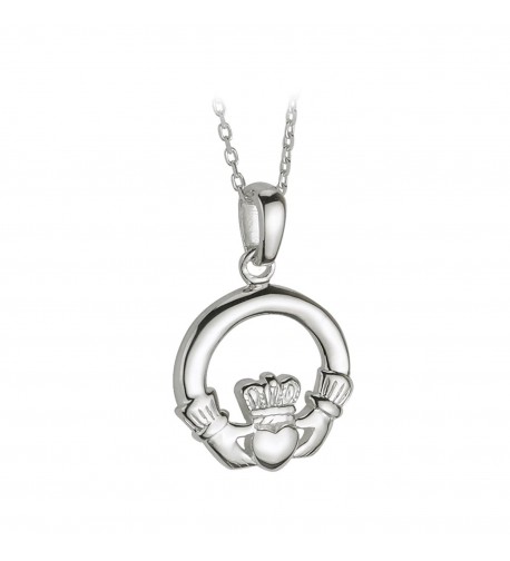 Claddagh Necklace Sterling Silver Ireland