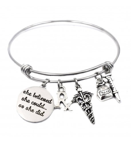 Stainless Expandable Pharmacy Pharmacist Bracelet