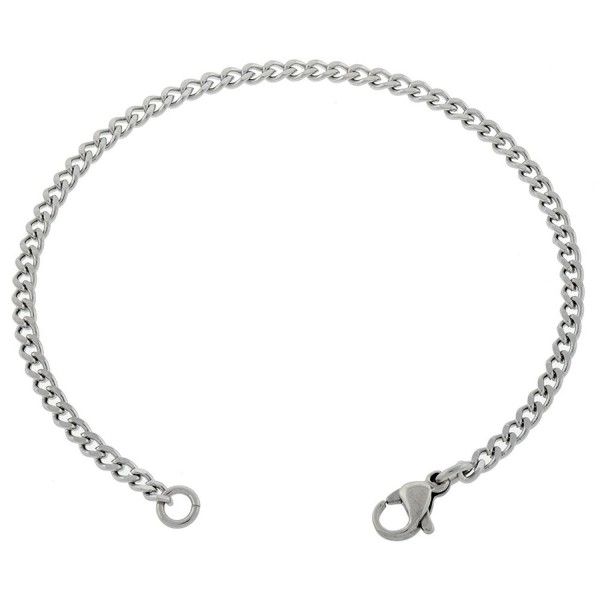 Womens Stainless Steel Anklet Inches