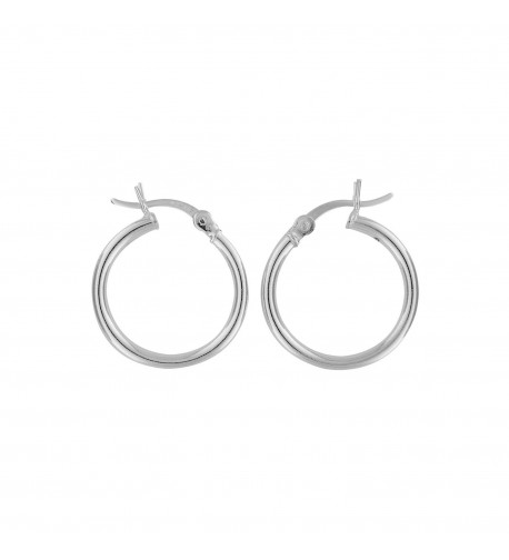 Sterling Silver Hoop Earrings 18mm