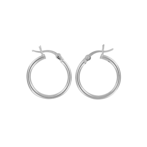 Sterling Silver Hoop Earrings 18mm