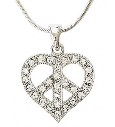 Silver Crystal Symbol Necklace Jewelry