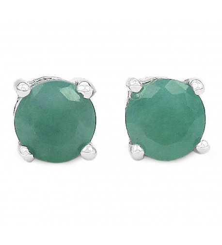 2 10ctw Genuine Sterling Silver Earrings