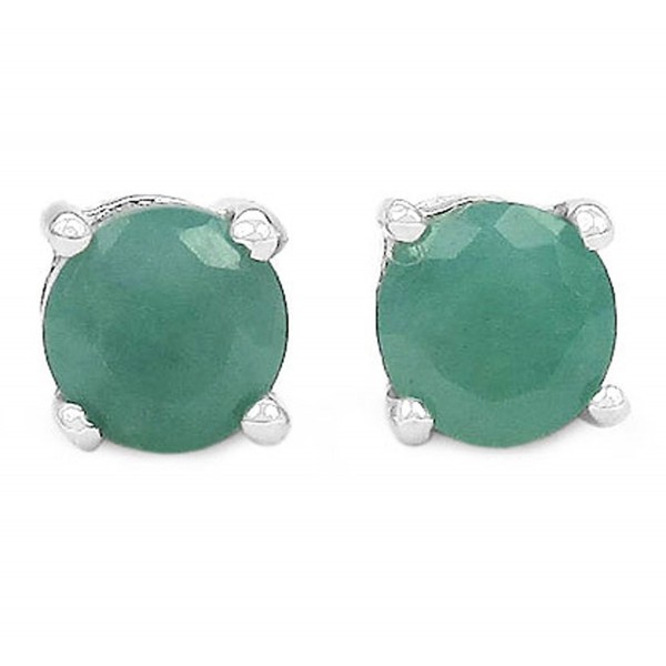 2 10ctw Genuine Sterling Silver Earrings