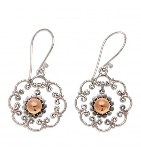 NOVICA Sterling Earrings Delightful Denpasar