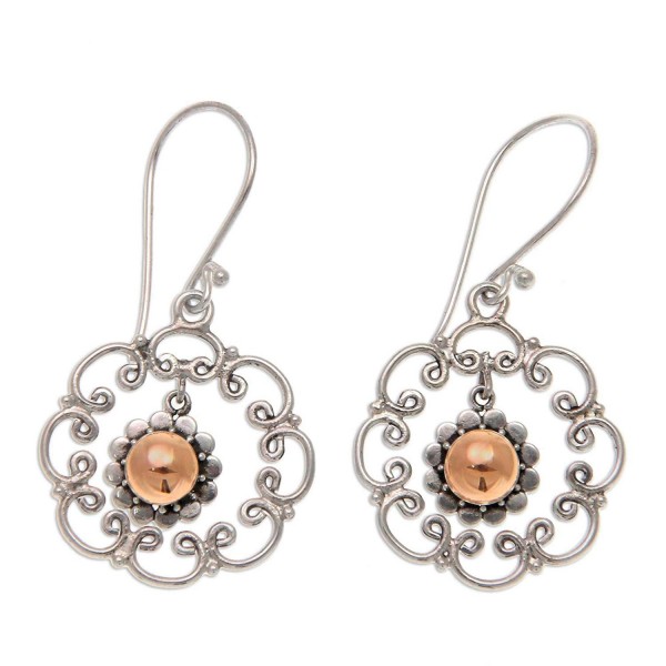 NOVICA Sterling Earrings Delightful Denpasar