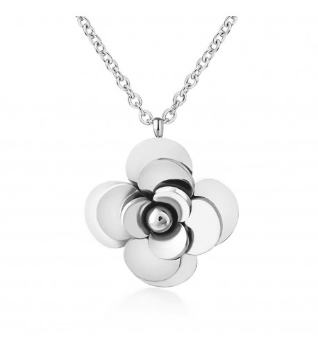 Lazycat Stainless Plated Blossom Necklaces