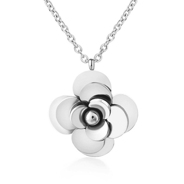 Lazycat Stainless Plated Blossom Necklaces