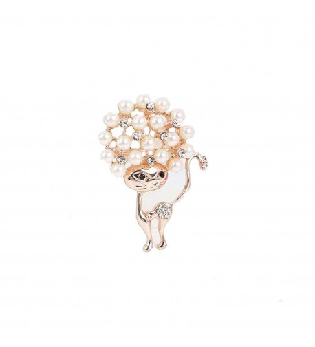 Simulated Brooches Jewelry Vintage Rhinestone