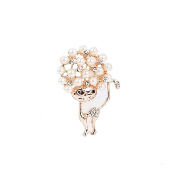 Simulated Brooches Jewelry Vintage Rhinestone