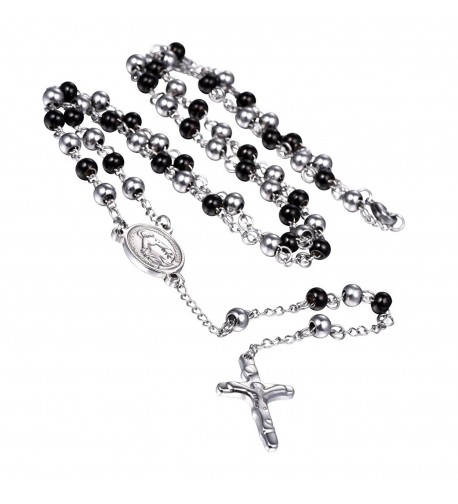 U7 Rosary Necklace Mother Crucifix