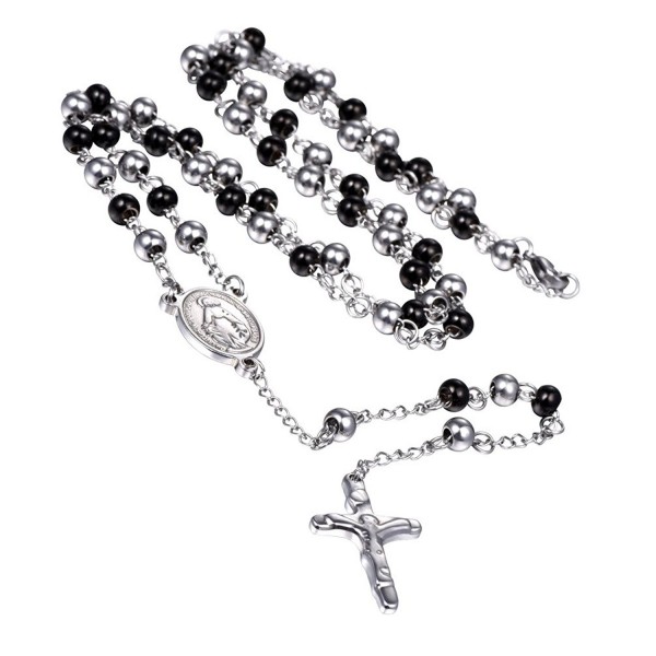 U7 Rosary Necklace Mother Crucifix
